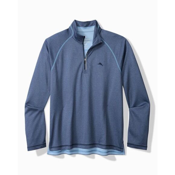 Paradise Isle IslandZone® Men’s Medium Half-Zip Sweatshirt - Picture 1 of 5